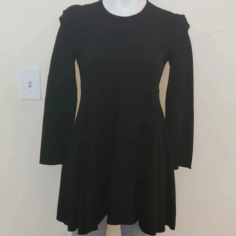 Zara Woman Black Asymmetrical Tunic